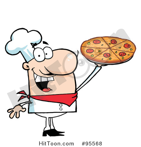 450x470 Pizza Chef Clipart