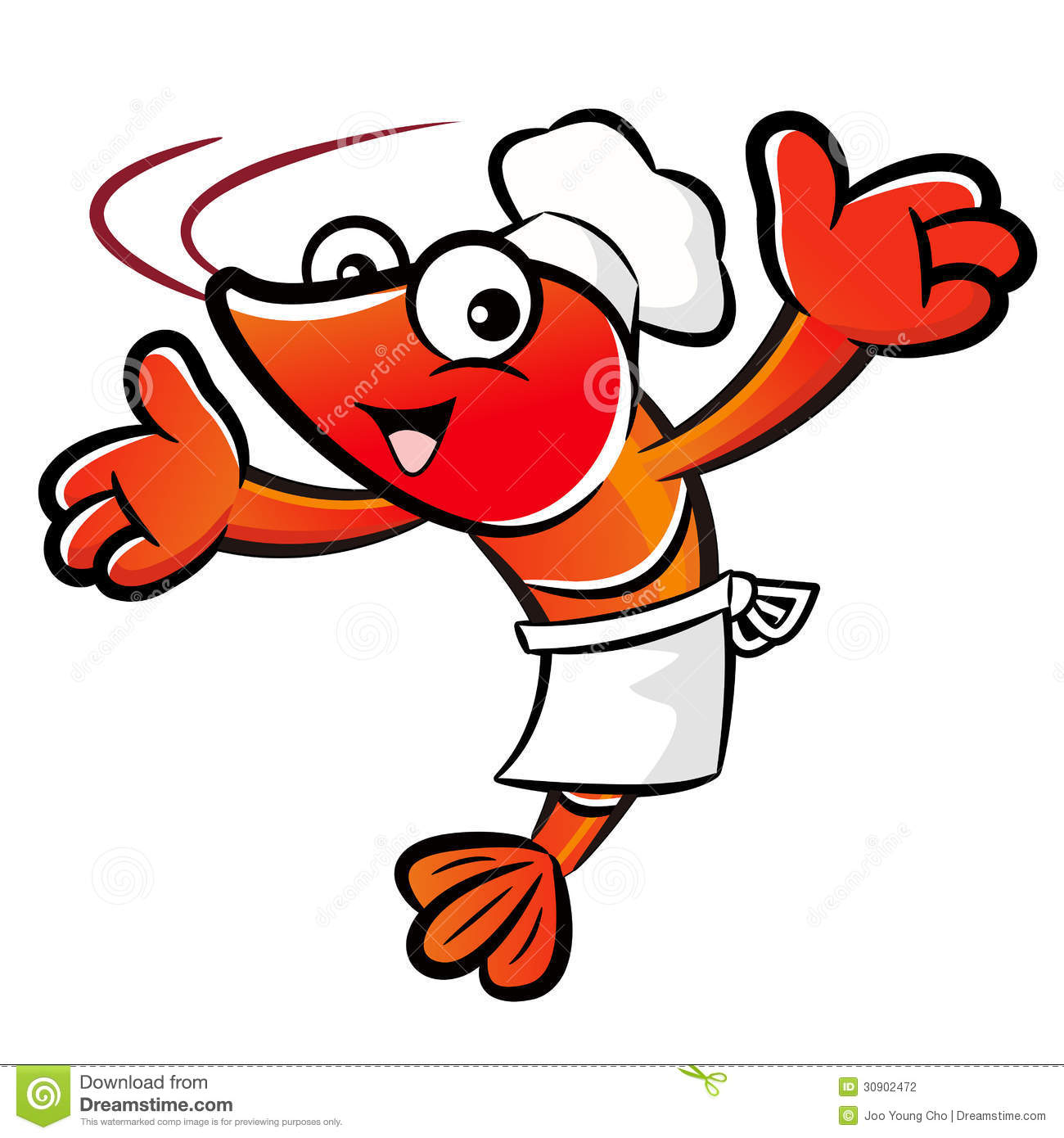 1300x1390 Shrimp Chef Clipart
