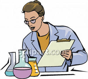 300x272 Chemist With A Group Of Beakers
