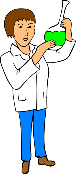 258x590 Woman Chemist Clip Art