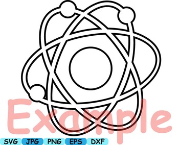 350x284 Outline School Clip Art Crazy Math Atom Scientist Chemistry Lab 105s