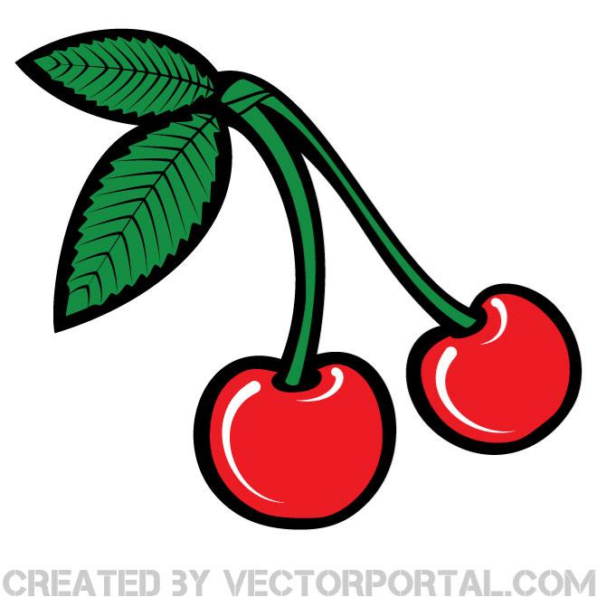 660x660 Cherry Clip Art Free Vector 123freevectors