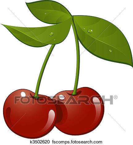 431x470 Clipart Of Cherry K3502620