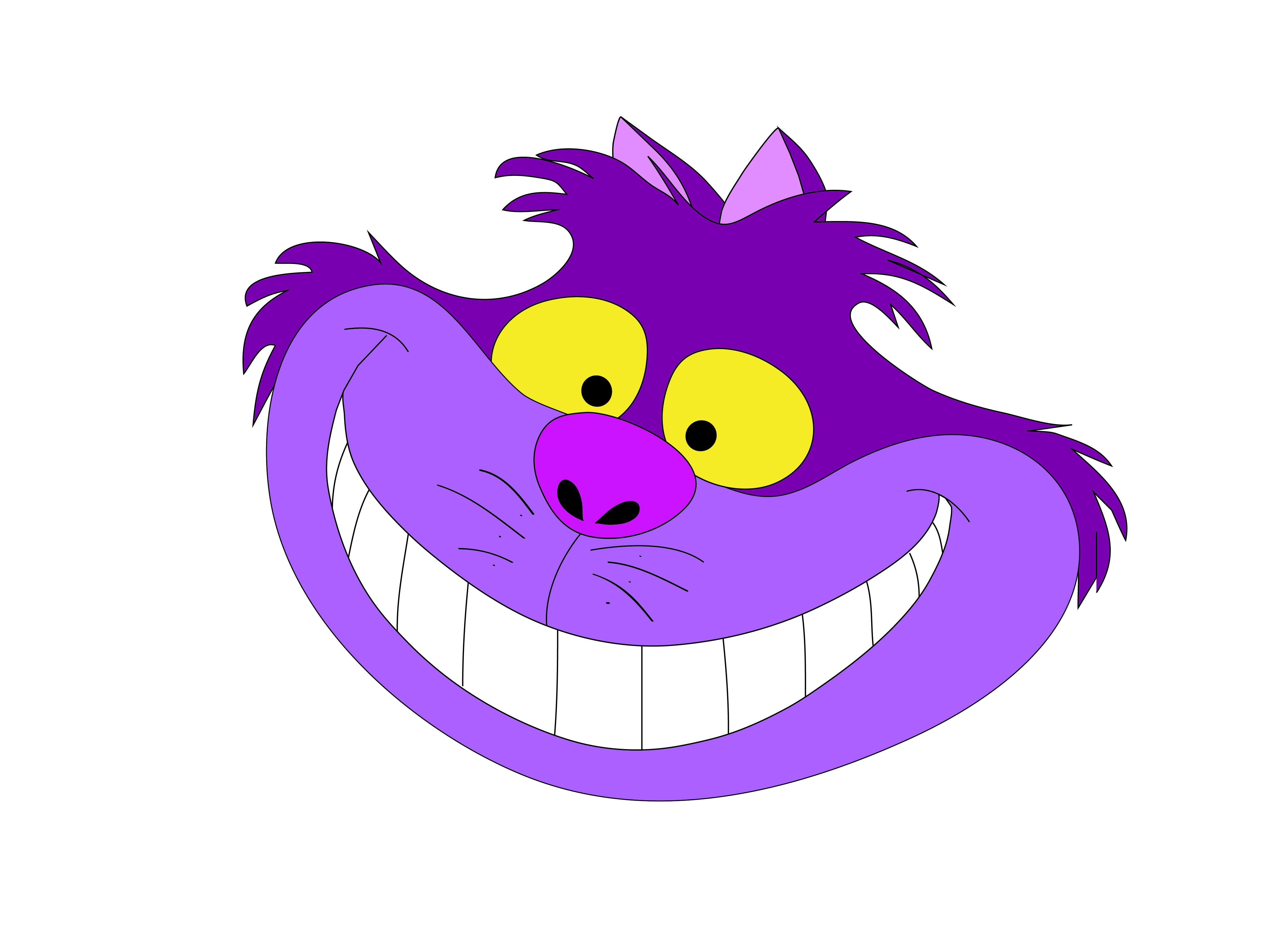 4267x3200 Best Free Cheshire Cat Clipart Alice In Wonderland Images