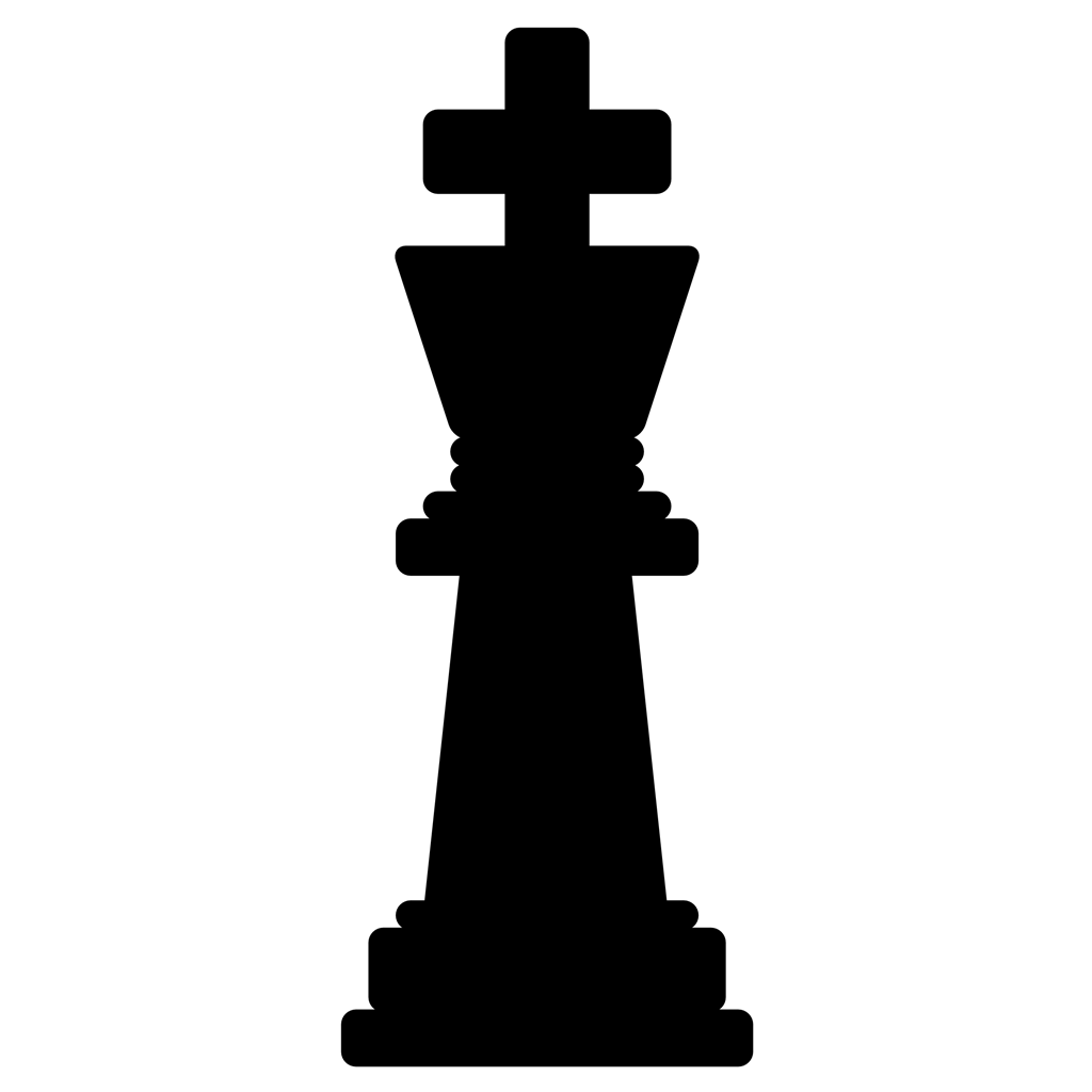 1024x1024 Chess King Clip Art
