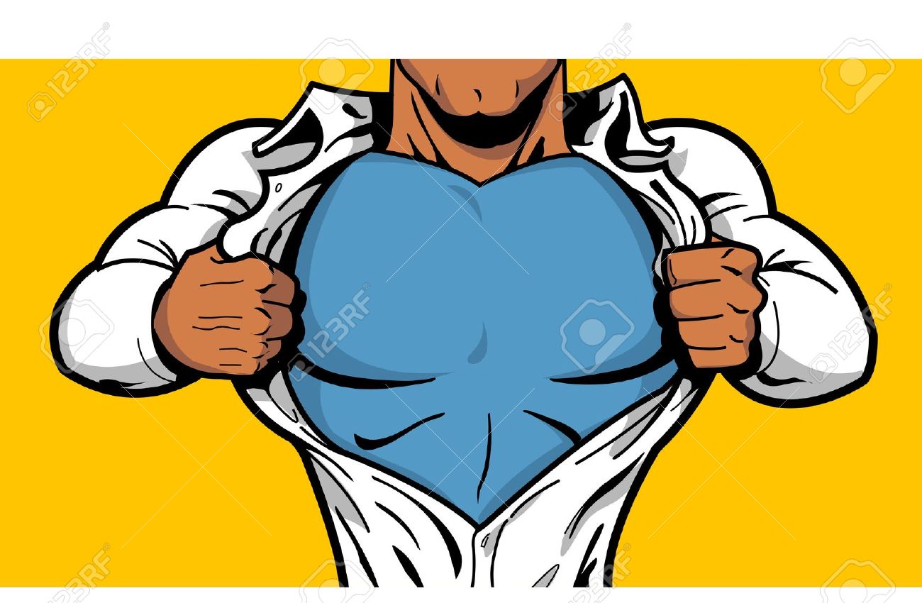 1300x850 Superman Clipart Chest