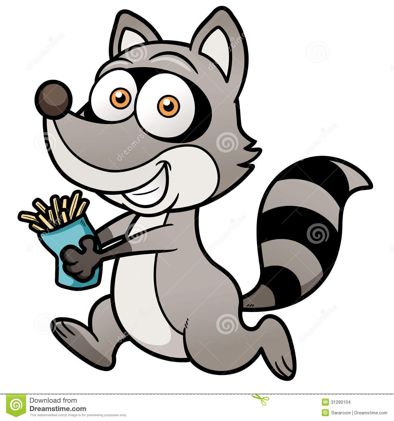 1300x1390 Racoon Clipart Comic