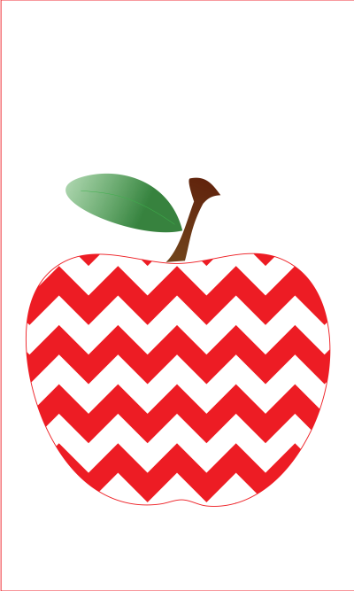 400x667 Chevron Apple Solid Dd's Vinyl Designs