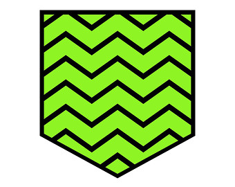340x270 Chevron Pocket Clipart