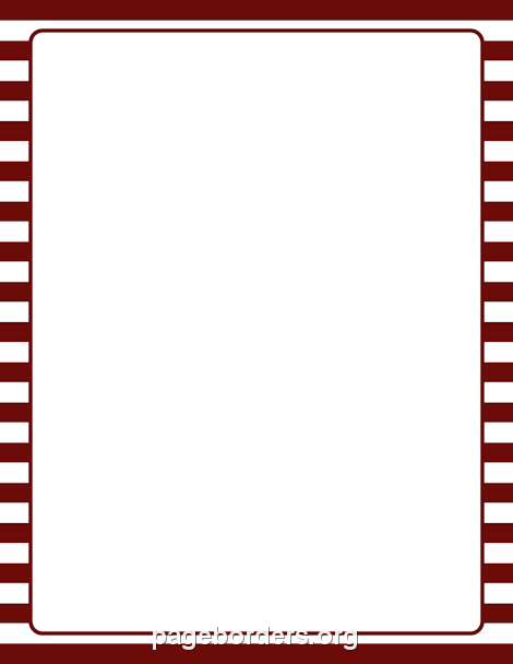 470x608 Maroon And White Striped Border Clip Art, Page Border, And Vector