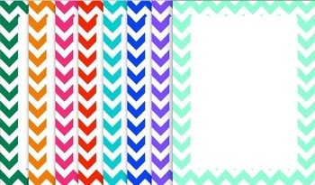 350x205 Blue Chevron Border Clip Art