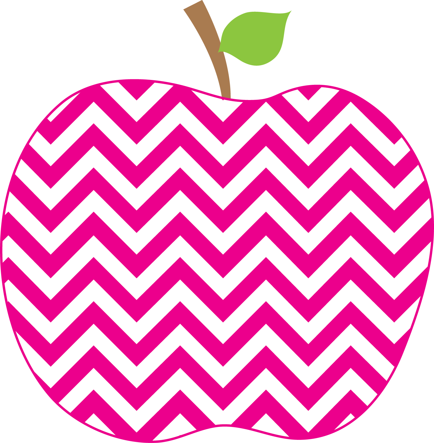 1516x1546 Apple Clipart Cute Chevron