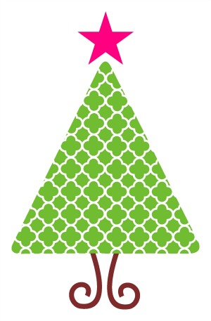 300x457 Graphics For Chevron Christmas Tree Graphics