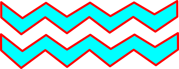 600x233 Zig Zag Chevron Clip Art
