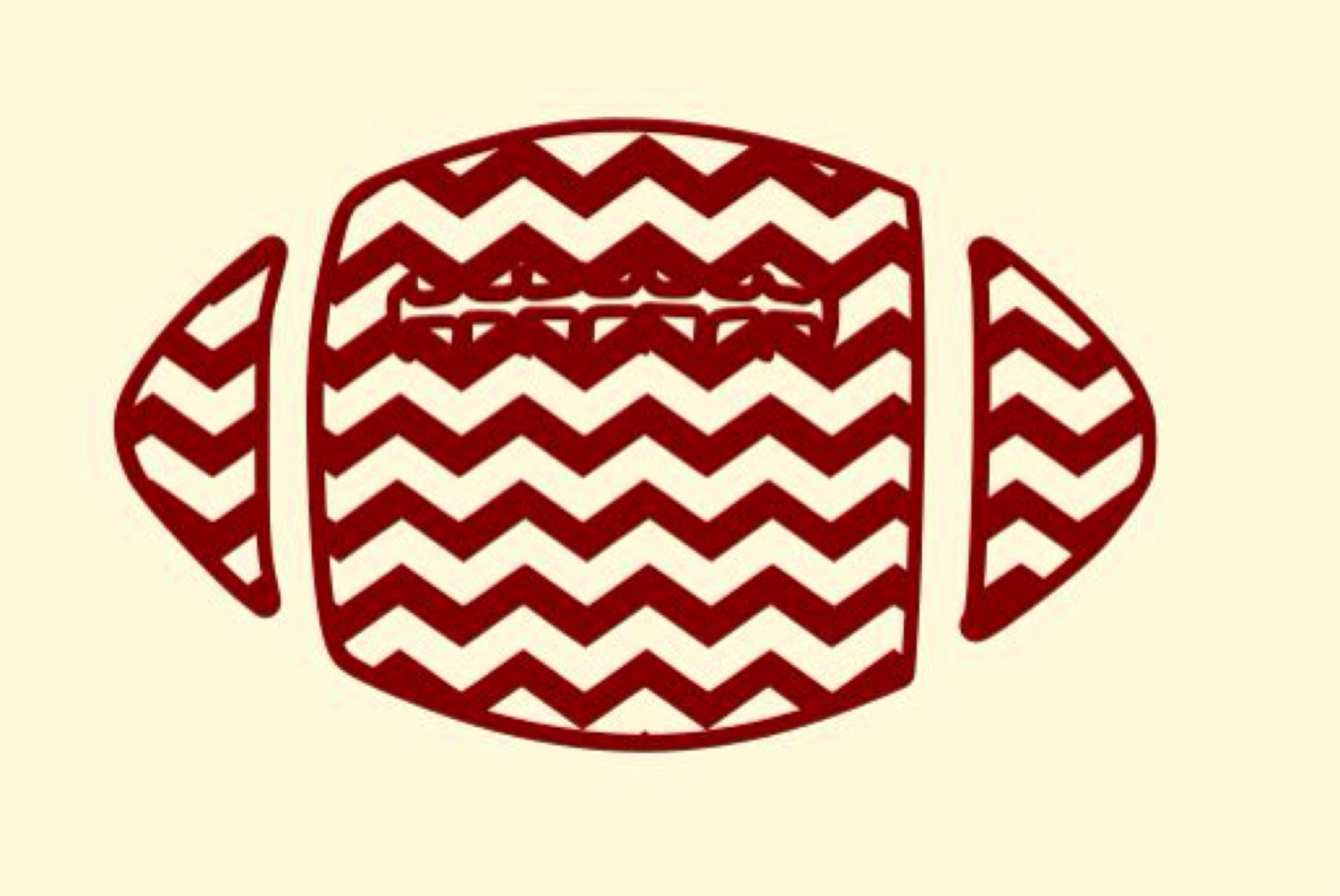 1500x1003 Chevron Football Clipart