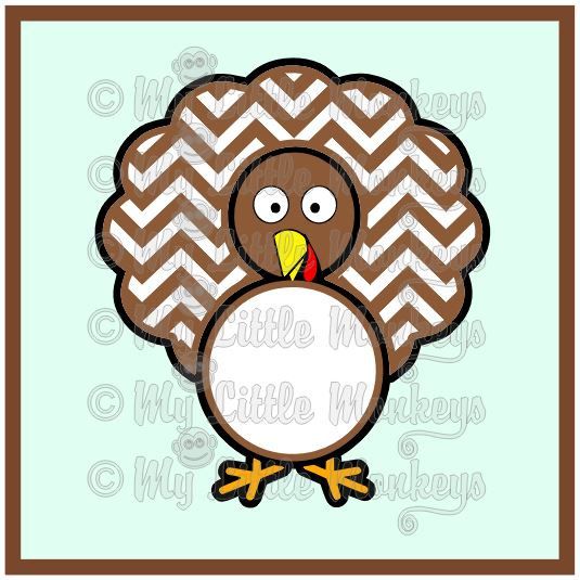535x535 Chevron Turkey Clipart