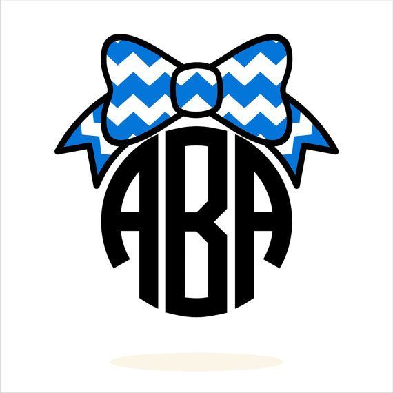 570x570 And White Chevron Bow Clipart