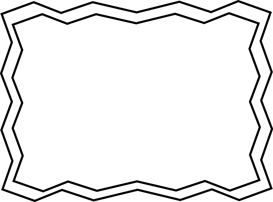 871x645 Chevron Frame Cliparts