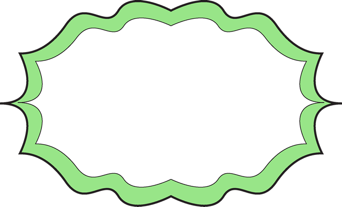 696x421 Lime Green Frame Clipart