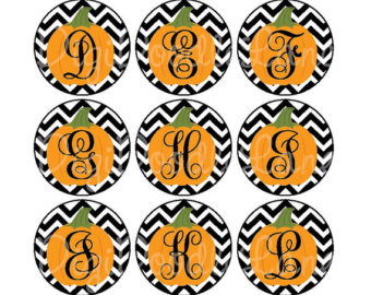 340x270 Pumpkin Initials Clipart
