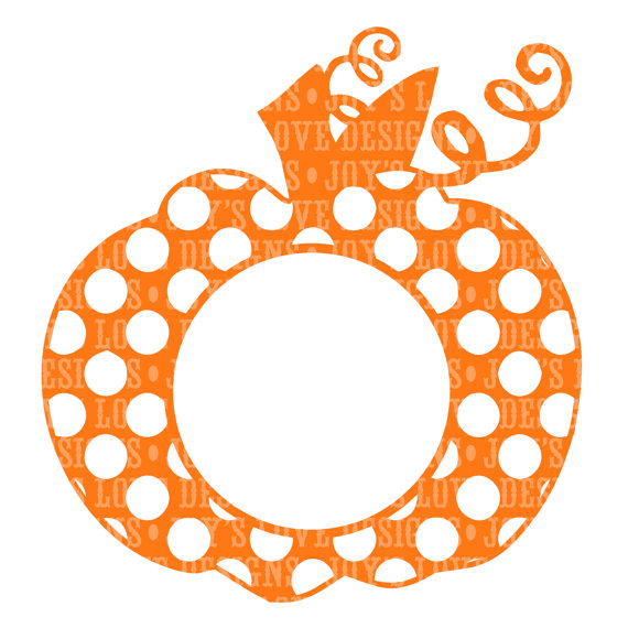 570x570 Monogram Pumpkin Clipart