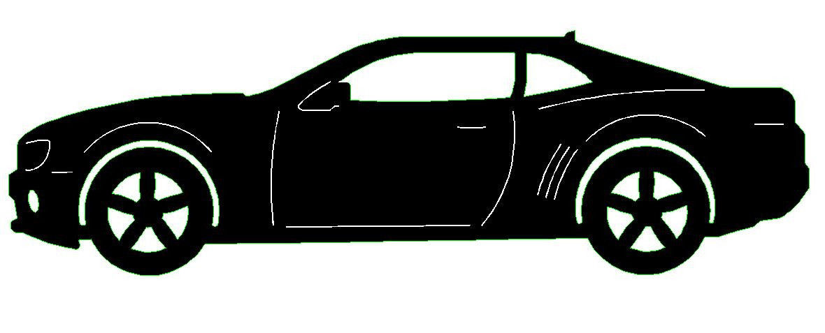 1180x477 Camero Clipart