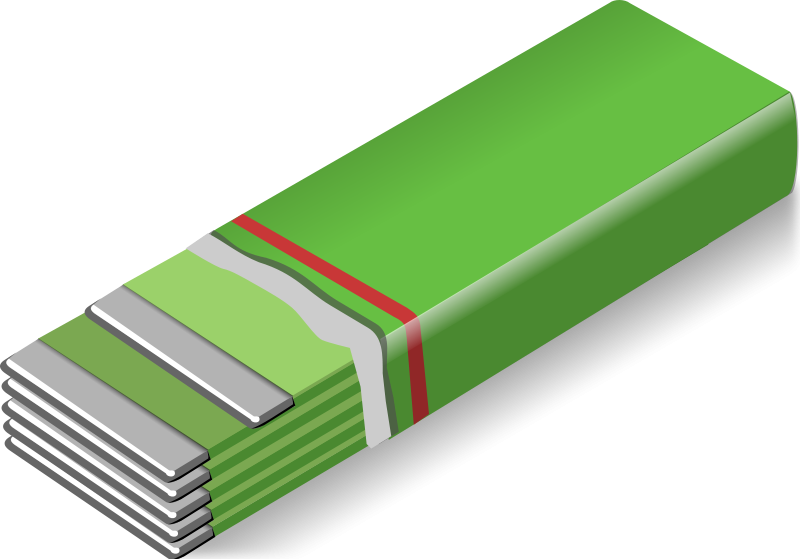 800x559 Green Free Chewing Gum Clipart