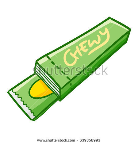 450x470 Chewing Gum Clipart Green