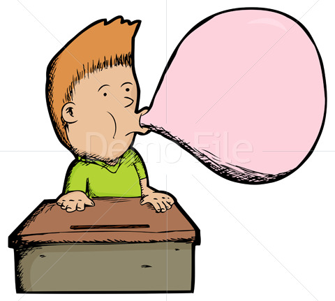480x431 Chewing Gum Clipart School