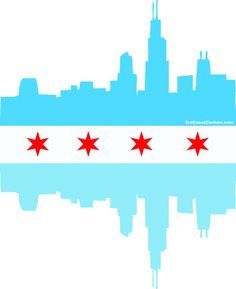 236x289 Chicago Skyline Silhouette Clip Art