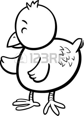 327x450 93 Easter Chick Coloring Book Stock Vector Illustration