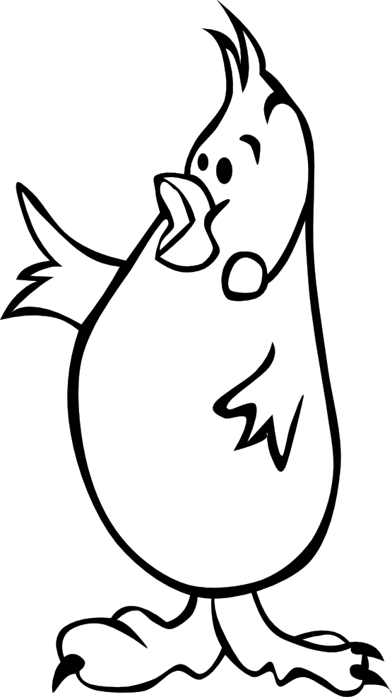 Chick Clipart Black And White | Free download on ClipArtMag