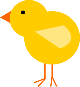 273x298 Yellow Baby Chick Clip Art