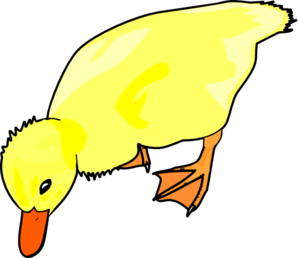 298x258 Chick Eating Clip Art