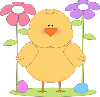 330x323 Easter Chick Easter Scene Clip Art