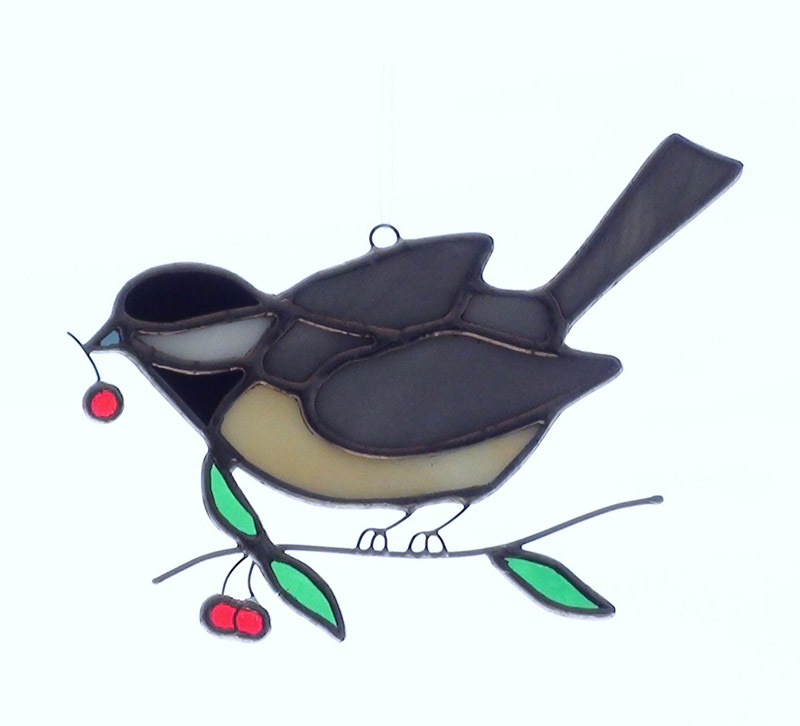 800x726 Stained Glass Bird Themed Sun Catchers