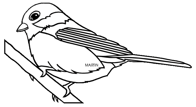 648x356 United States Clip Art By Phillip Martin, State Bird Of Maine