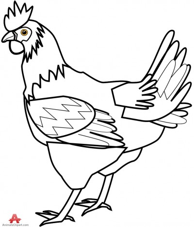 400x467 Chicken Animals Clipart Gallery Free Downloads By Animals Clipart