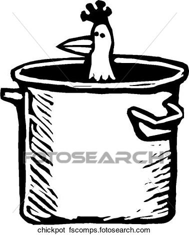 378x470 Clip Art Of Chicken In Every Pot Chickpot