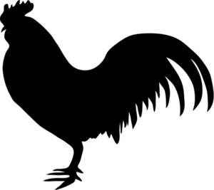 300x267 Chicken Clipart Black And White Free Images 4