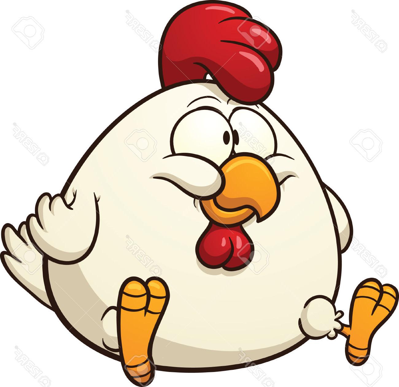 1300x1261 Fat Chicken Clip Art Stock Vector Cartoon