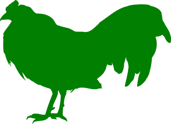 600x435 Green Chicken Clip Art