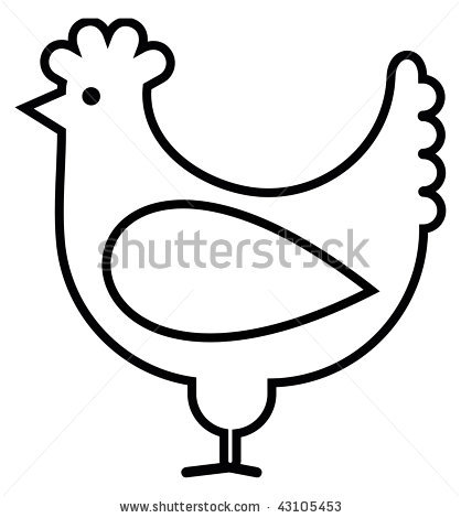418x470 Hen Icon For Erin Hens And Symbols