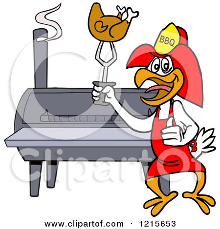 450x470 Chicken Barbecue Clipart