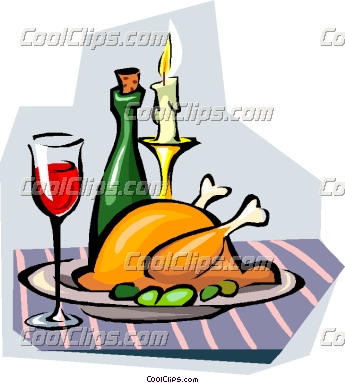345x383 Dinner Food Clipart