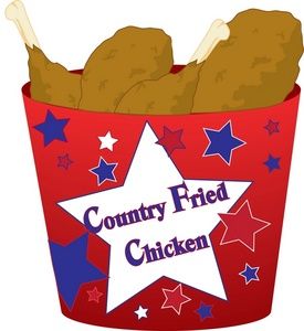 275x300 This Is A Clipart Illustration Of A Bucket Of Fried Chicken