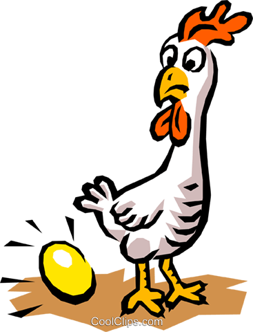 367x480 Chicken Amp Egg Royalty Free Vector Clip Art Illustration Anim0741