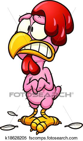 278x470 Clipart Of Plucked Chicken K18628205