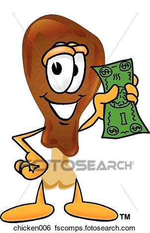 302x470 Stock Illustration Of Chicken With Money Chicken006