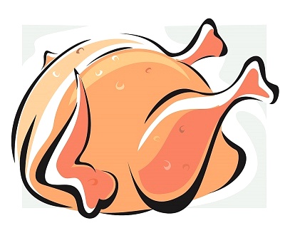 400x320 Chicken Leg Cooked Chicken Clipart
